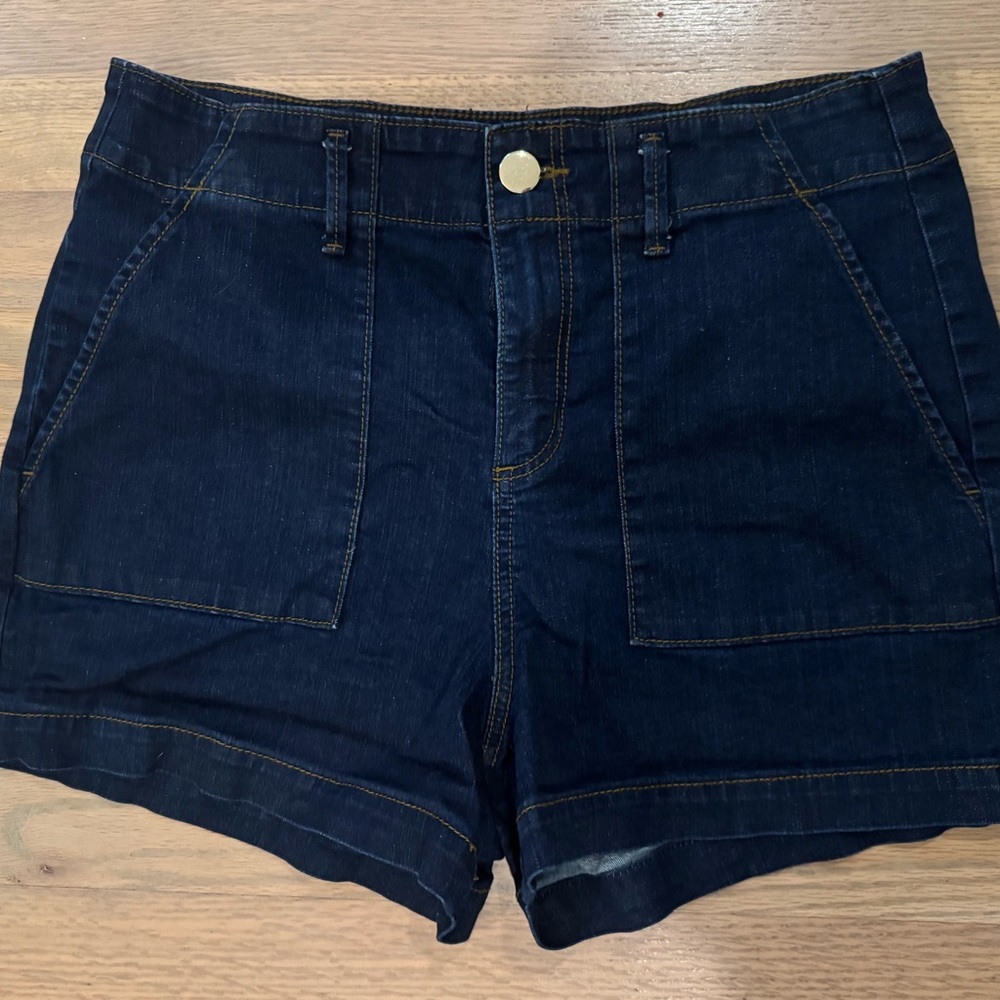 Classic Dark Wash Denim Women's Shorts